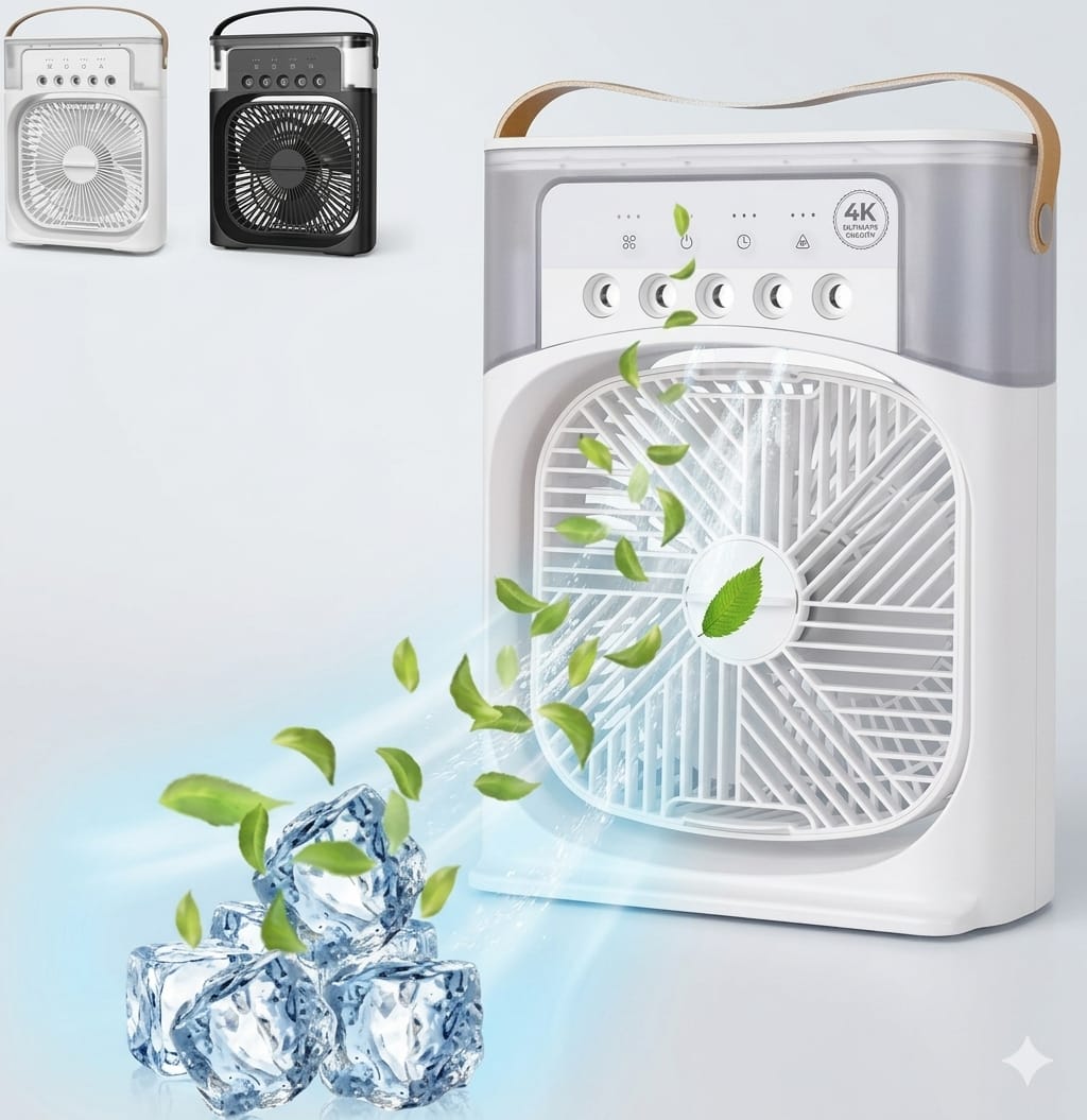 Cooling Fan With Ice