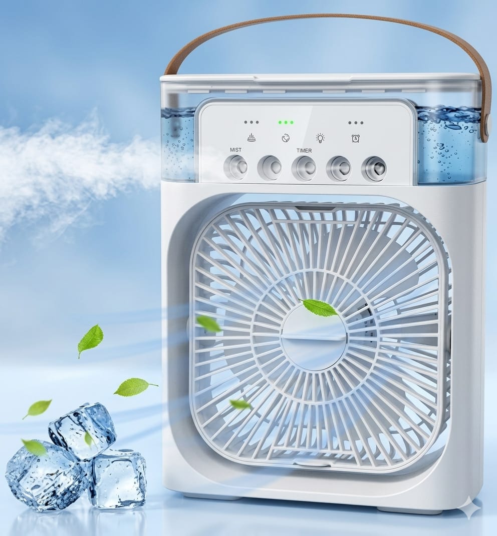 Cooling Fan With Ice